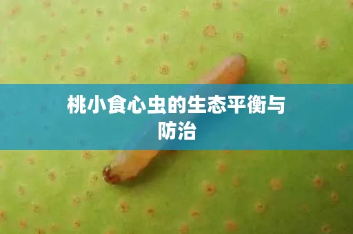 桃小食心虫的生态平衡与防治
